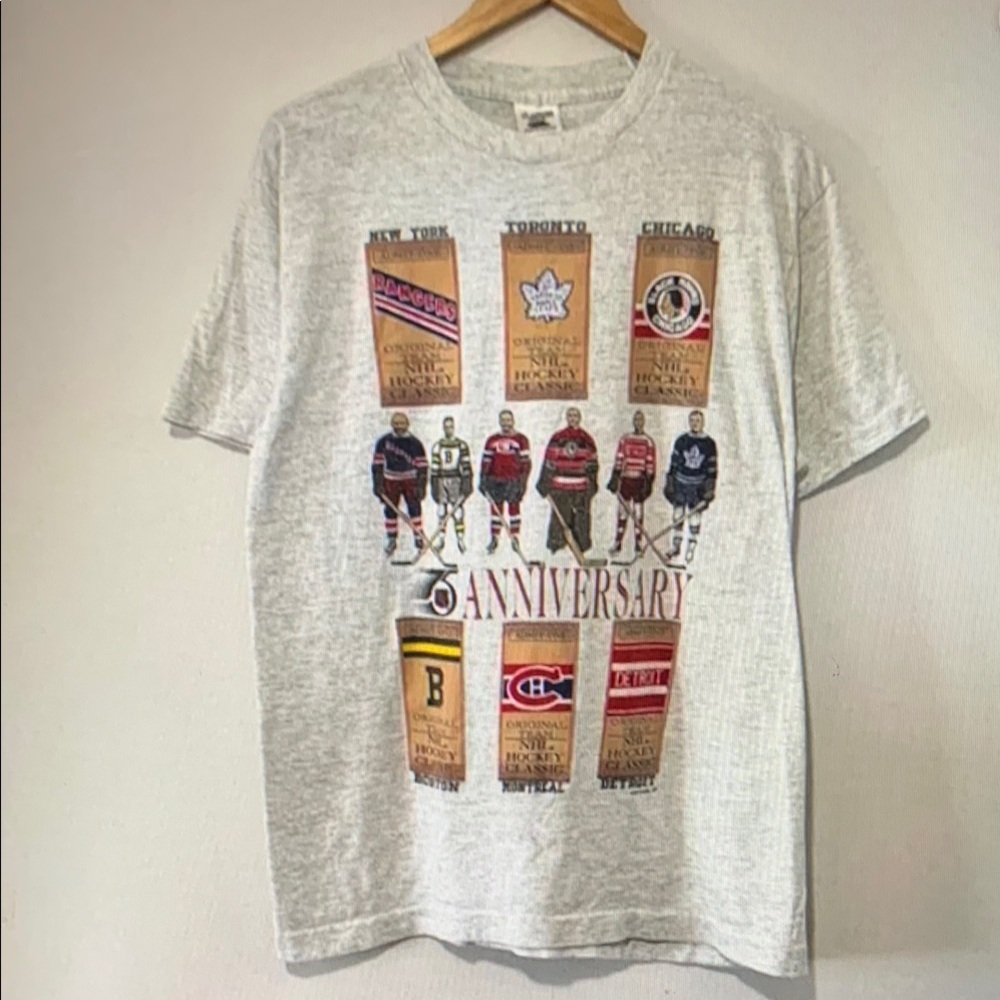 Gray Hockey Anniversary T-Shirt